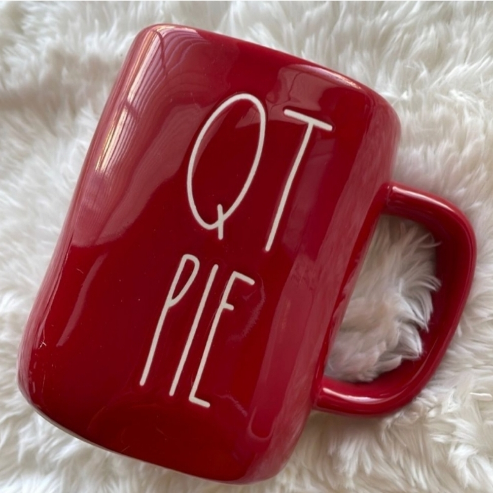 Rae Dunn "QT PIE" Red Mug